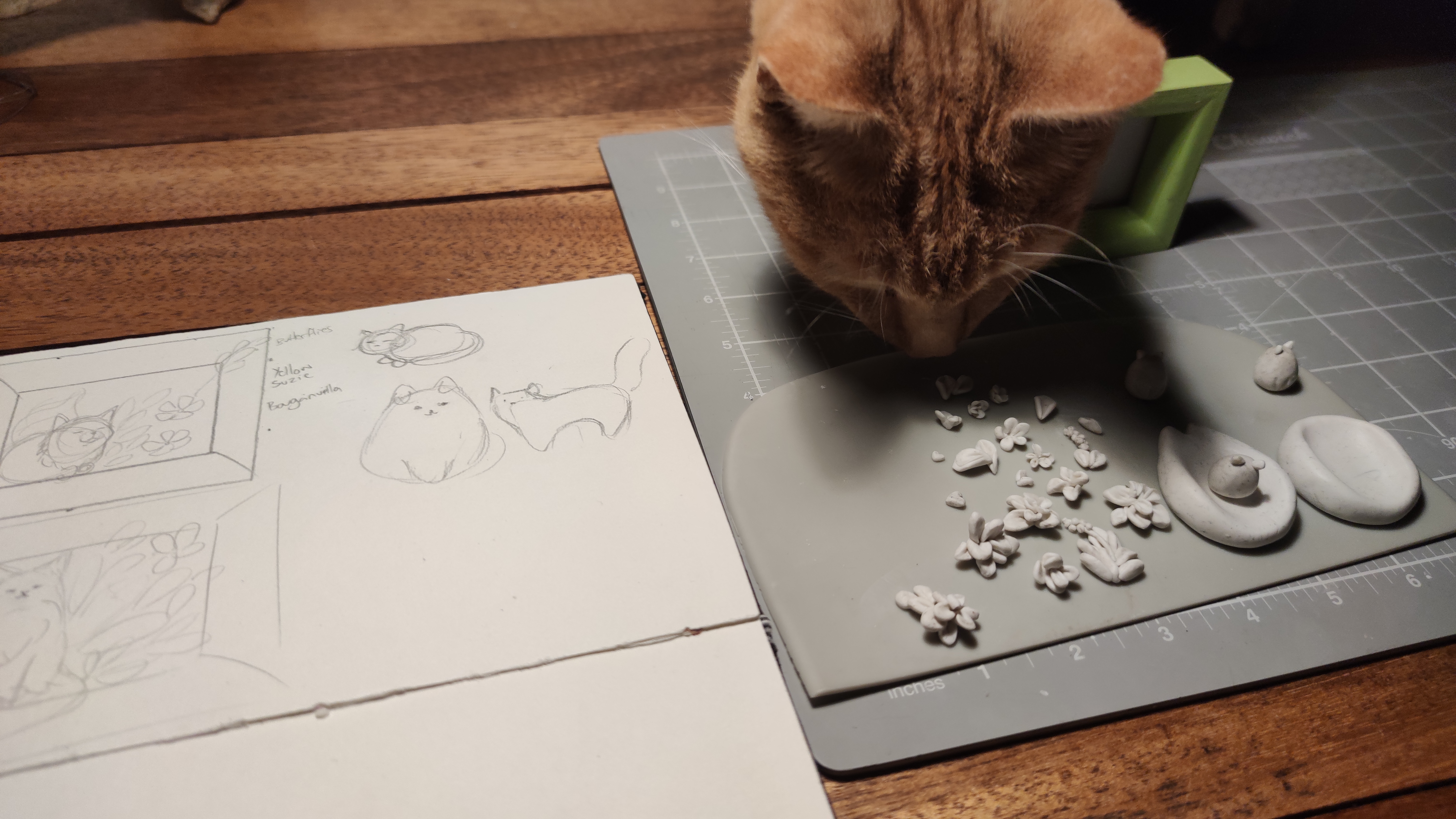 Clay sculpts